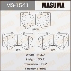 MS-1541 MASUMA Комплект гальмівних колодок