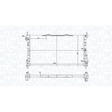 350213181200 MAGNETI MARELLI Радіатор охолодження двигуна