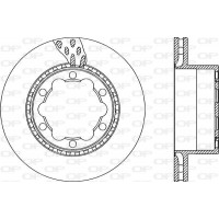BDA2326.20 OPEN PARTS Гальмівний диск