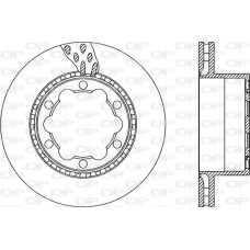 BDA2326.20 OPEN PARTS Гальмівний диск
