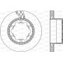 BDA2326.20 OPEN PARTS Гальмівний диск