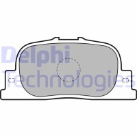 LP1740 DELPHI Комплект гальмівних колодок дисковий гальм