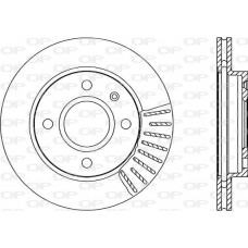BDA1176.20 OPEN PARTS Гальмівний диск