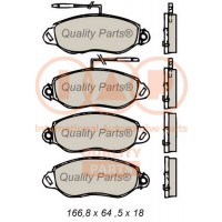 704-13170 IAP QUALITY PARTS Комплект гальмівних колодок дисковий гальм