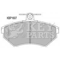 KBP1607 KEY PARTS КомплеК т гальмівних колодок, дискове гальмо