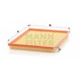 C 3167/1 MANN-FILTER Повітряний фільтр