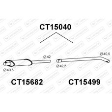 CT15040 VENEPORTE Предглушник вихлопних газів