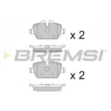 BP3196 BREMSI Комплект гальмівних колодок дисковий гальм