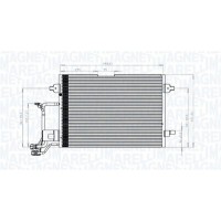 350203942000 MAGNETI MARELLI Конденсатор кондиціонера