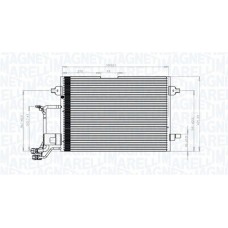 350203942000 MAGNETI MARELLI Конденсатор кондиціонера