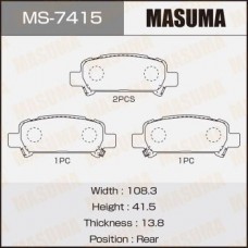 MS-7415 MASUMA Комплект гальмівних колодок