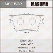 MS-1522 MASUMA Комплект гальмівних колодок