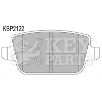 KBP2122 KEY PARTS Комплект гальмівних колодок дисковий гальм