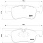 P 06 078 BREMBO Комплект гальмівних колодок дисковий гальм