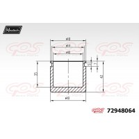 72948064 MAXTECH Поршень корпус скоби гальма