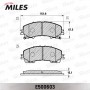 E500603 MILES Комплект гальмівних колодок дисковий гальм