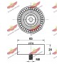03.81795 AUTOKIT Паразитный / ведущий ролик, Поліклиновий ремінь