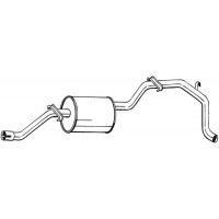 285-413 BOSAL Глушник вихлопних газів кінцевий