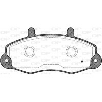 BPA0391.00 OPEN PARTS Комплект гальмівних колодок дисковий гальм