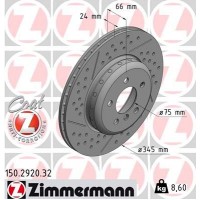 150.2920.32 ZIMMERMANN Гальмівний диск