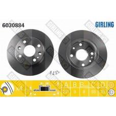 6030884 GIRLING Гальмівний диск