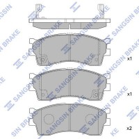 SP1113 Hi-Q Комплект гальмівних колодок дисковий гальм