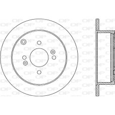 BDA2354.10 OPEN PARTS Гальмівний диск