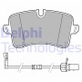 LP3625 DELPHI КомплеК т гальмівних колодок, дискове гальмо