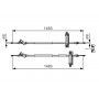 1 987 477 930 BOSCH Тросик, cтояночный тормоз