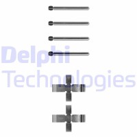 LX0102 DELPHI Комплектуючі колодки дискового гальма