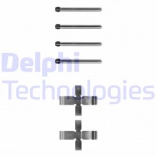 LX0102 DELPHI Комплектуючі колодки дискового гальма