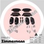 23760.175.2 ZIMMERMANN Комплект гальмівних колодок дисковий гальм