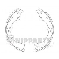 J3502022 NIPPARTS Комплект гальмівних колодок