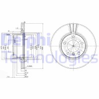 BG3043 DELPHI Гальмівний диск