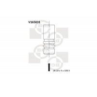 V165031 BGA випускний клапан