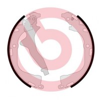 S 85 542 BREMBO Комплект гальмівних колодок