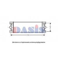 187000N AKS DASIS Интеркулер