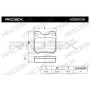 402B0038 RIDEX Комплект гальмівних колодок дисковий гальм