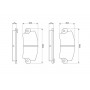 0 986 461 396 BOSCH КомплеК т гальмівних колодок, дискове гальмо