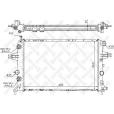 10-25387-SX STELLOX Радіатор охолодження двигуна