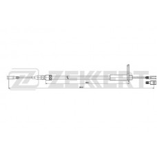 BZ-1181 ZEKKERT Тросик, cтояночный тормоз