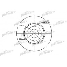 PBD4054 PATRON Гальмівний диск