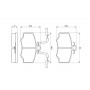 0 986 424 184 BOSCH КомплеК т гальмівних колодок, дискове гальмо