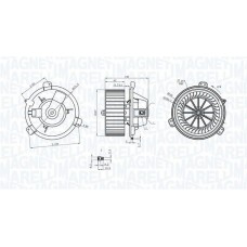 069412313010 MAGNETI MARELLI Вентилятор салону