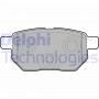 LP2105 DELPHI Комплект гальмівних колодок дисковий гальм