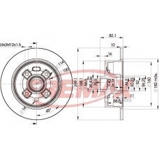 BD9204 FREMAX BRAKE DISC HIGH CARBON