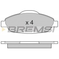 BP3364 BREMSI Комплект гальмівних колодок дисковий гальм