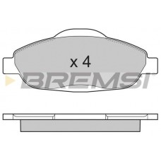 BP3364 BREMSI Комплект гальмівних колодок дисковий гальм