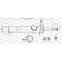 SAB8437.31 OPEN PARTS Амортизатор