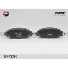 BP43398 FENOX Комплект гальмівних колодок дисковий гальм